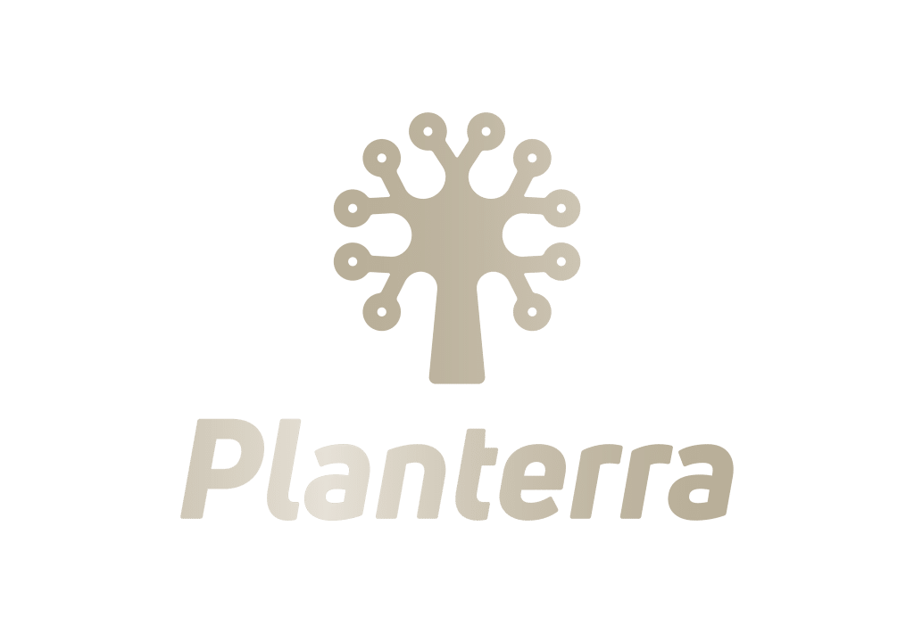 Planterra Logo Stacked SILVER