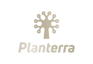 Planterra Logo Stacked SILVER